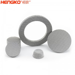 定制粉末燒結(jié)不銹鋼316L濾片孔徑1-1